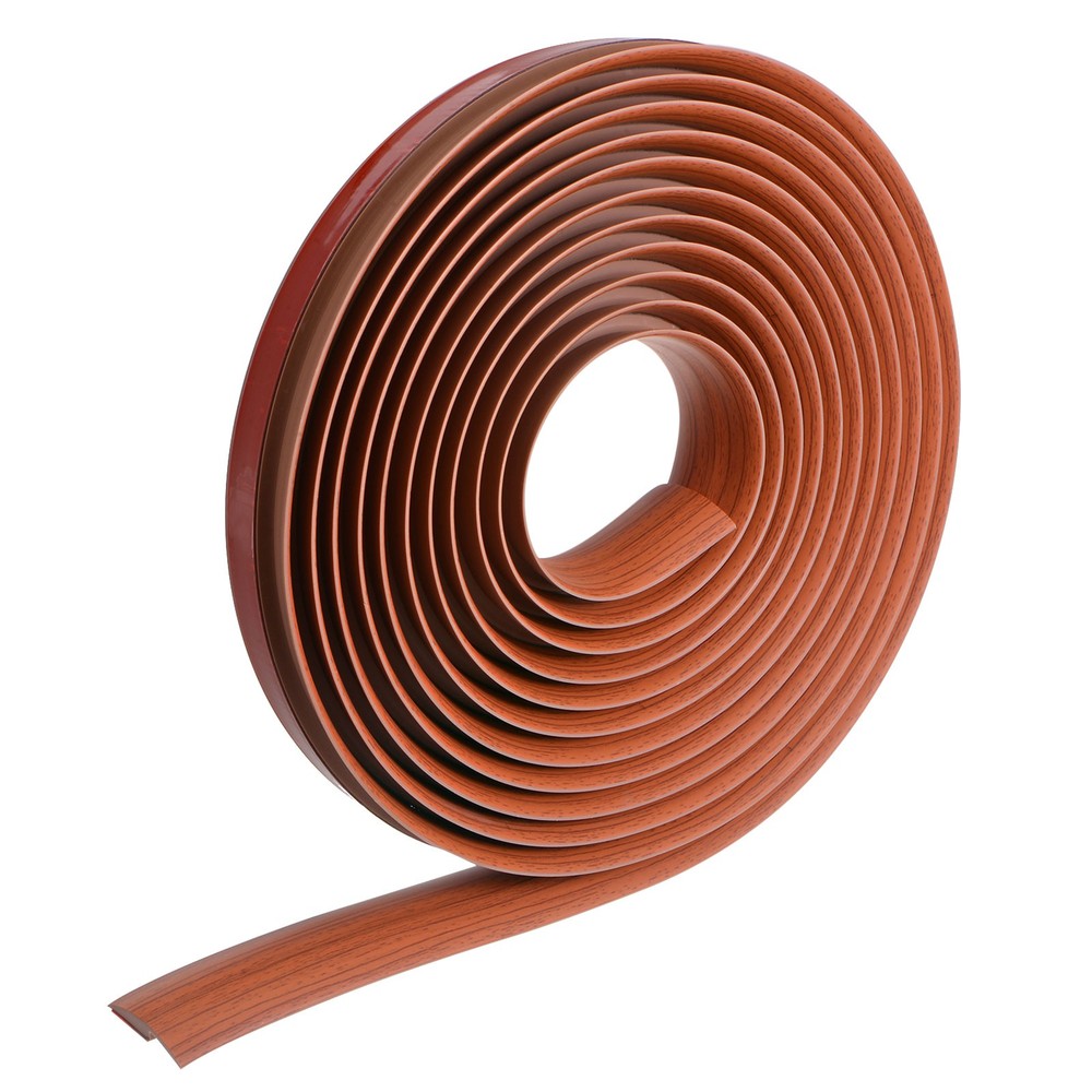 19.67ft PVC Floor Transition Strip Carpet to Tile Strip Brick Red