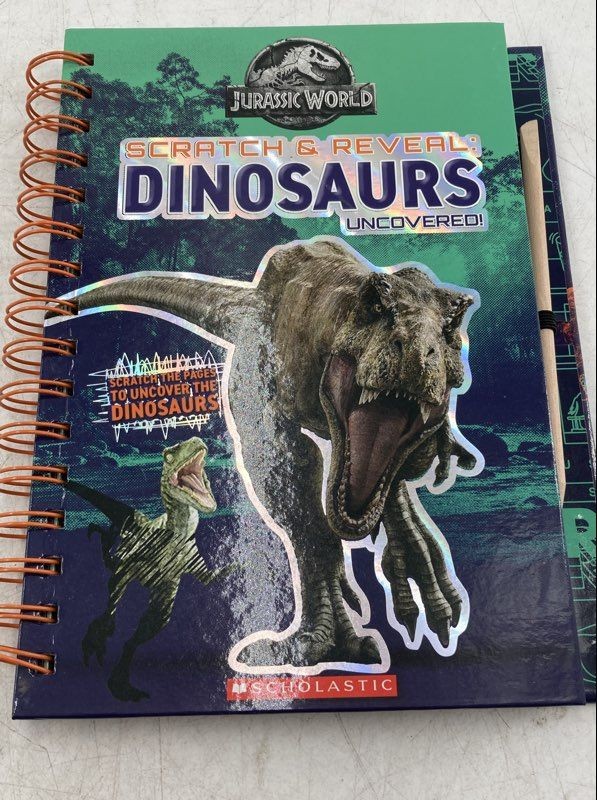 Jurassic World: Dinosaurs Uncovered! Scratch & Reveal Paperback Book