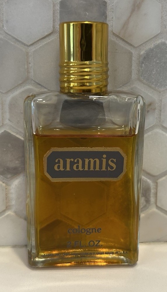 Vintage 1970’s Aramis Original Formula Men’s Cologne 2 FL. OZ. Splash Bottle
