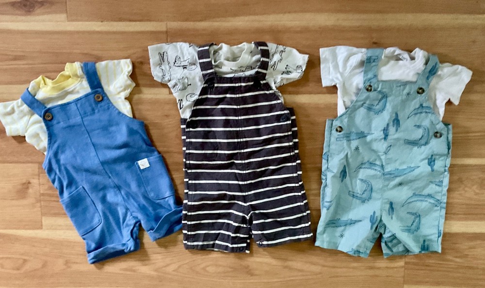 Carter’s 3 Baby Boy 2 Pc Outfits  Size 12  Months