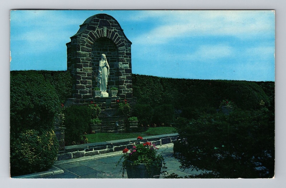 Atlantic City NJ-New Jersey Lady Star-Of-The-Sea Shrine, c1958 Vintage Postcard