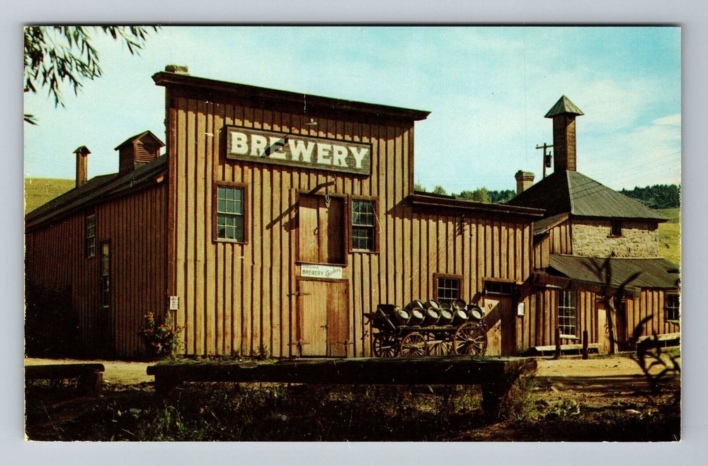 Virginia City MT-Montana, Gilbert Brewery, Advertising, Vintage Postcard