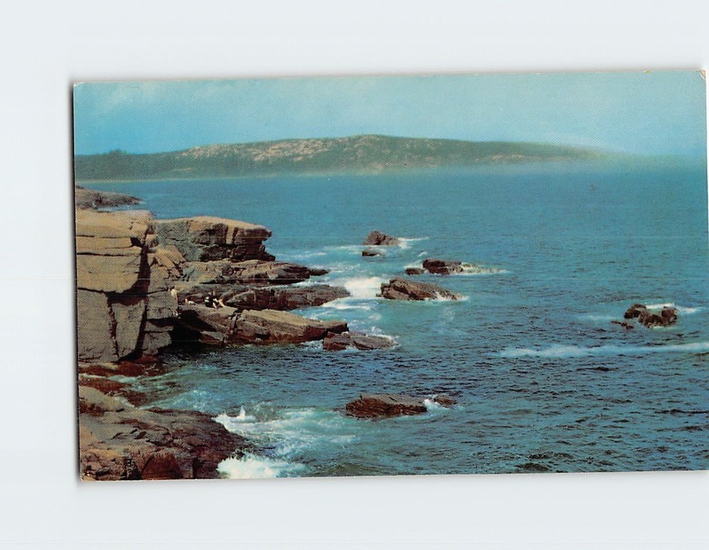 Postcard Great Head Acadia National Park Mount Desert Island Maine USA-image