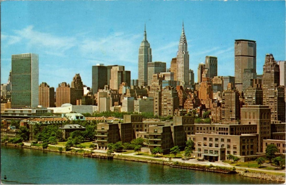 Pre-1980 MIDTOWN SKYLINE New York City NY m/14 BB8871