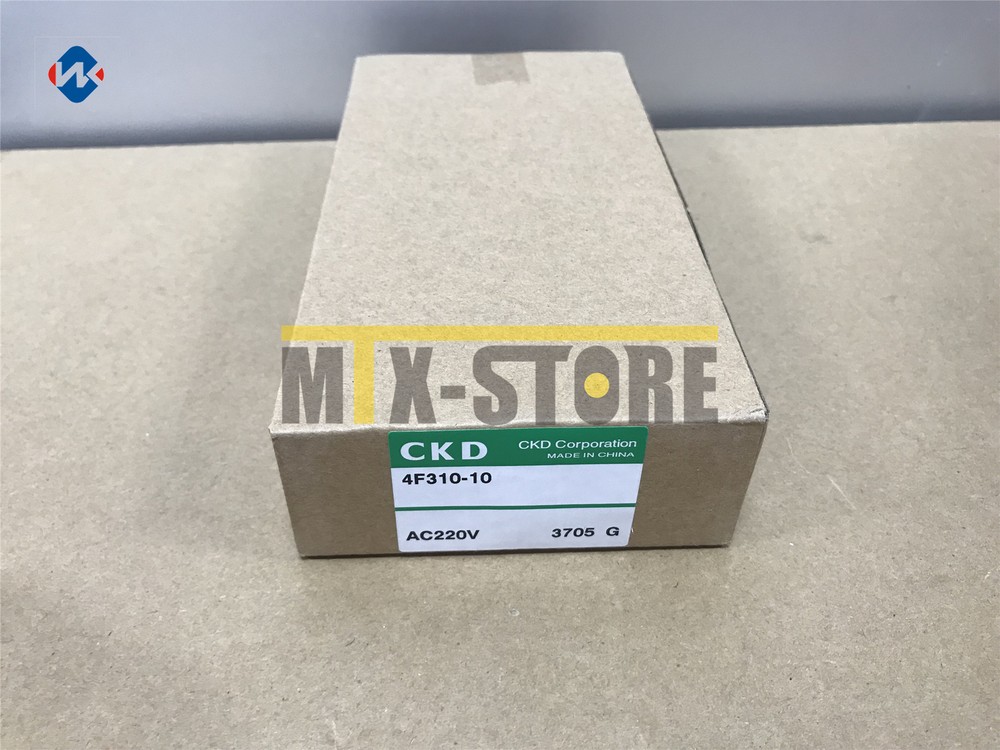 1PC New CKD Solenoid valve 4F310-10 AC220V 24VDC and good