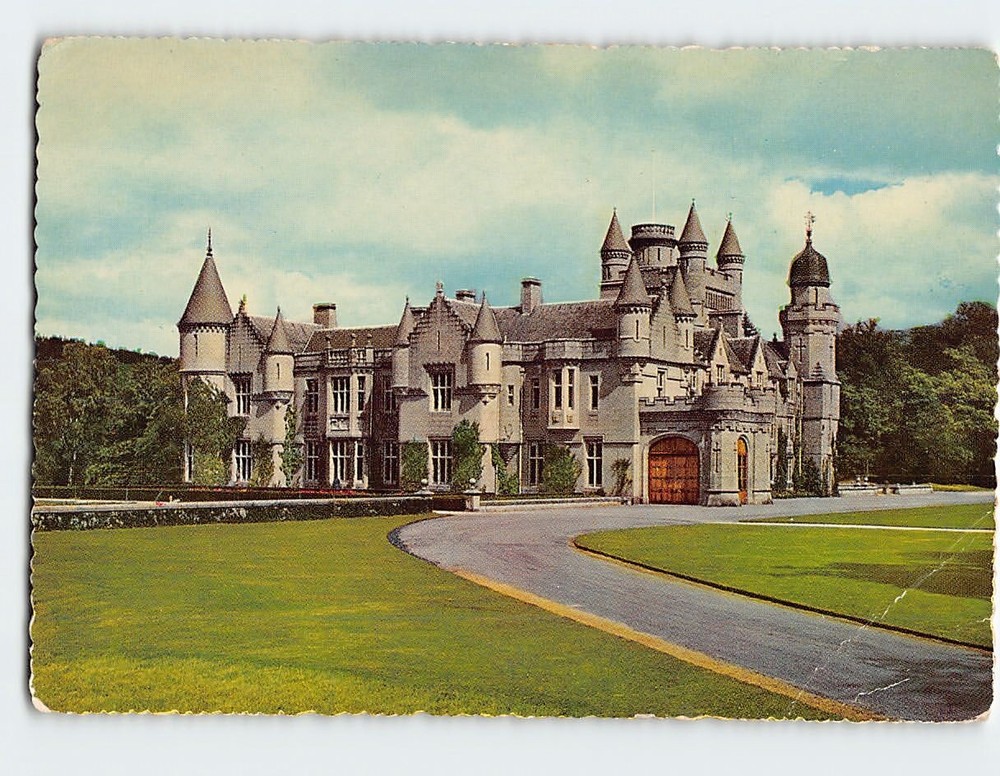 Postcard Balmoral Castle Ballater Scotland
