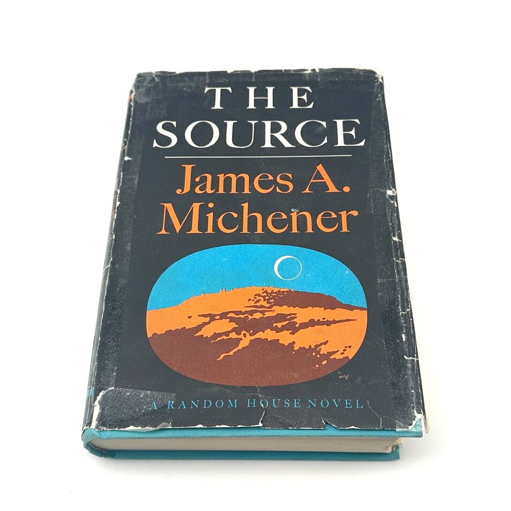 1965 First Printing The Source by James A. Michener Hardcover with Dust Jacket