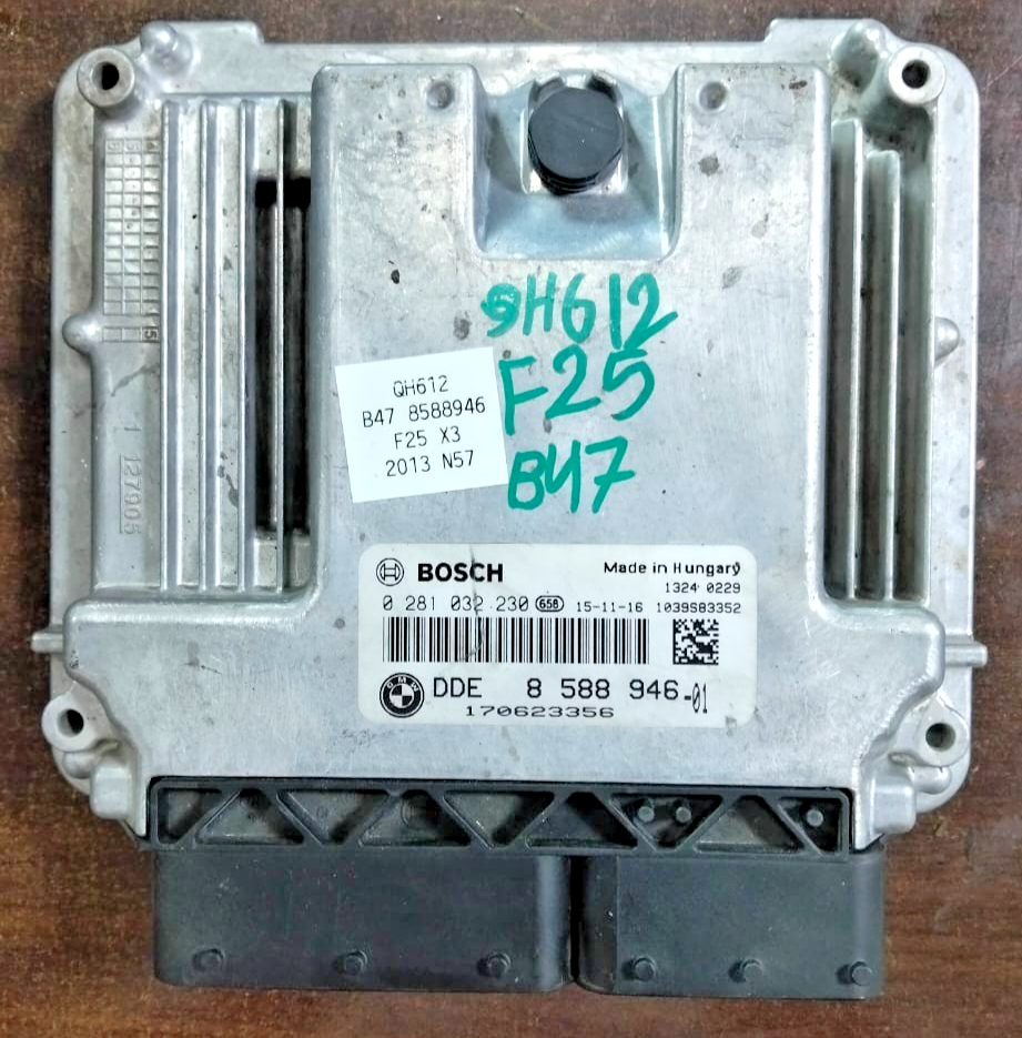 ECU ENGINE CONTROLLER BMW X3 Diesel 2015 F25, B47 BOSCH  DDE 8588946