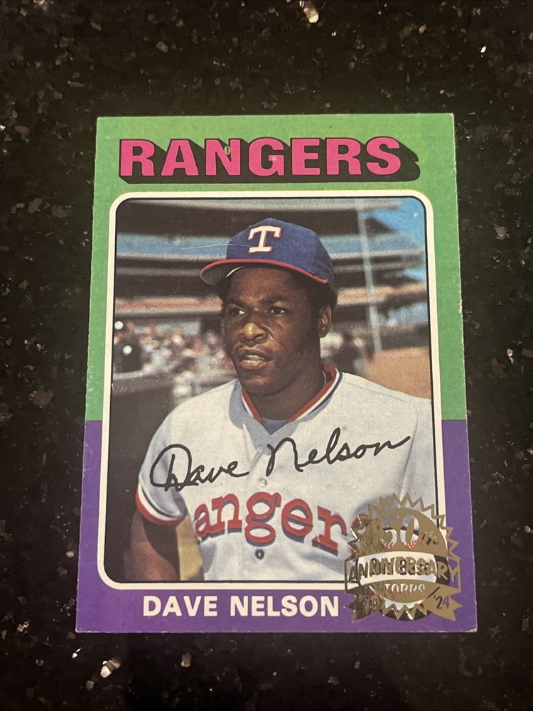 2024 Topps Heritage 50th Anniversary Buyback 1975 Dave Nelson #435