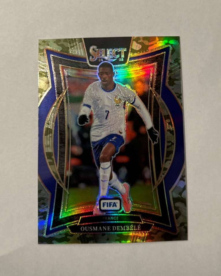 2024-25 Panini Select FIFA Terrace Camo Prizm /135 Ousmane Dembele Dembélé #70