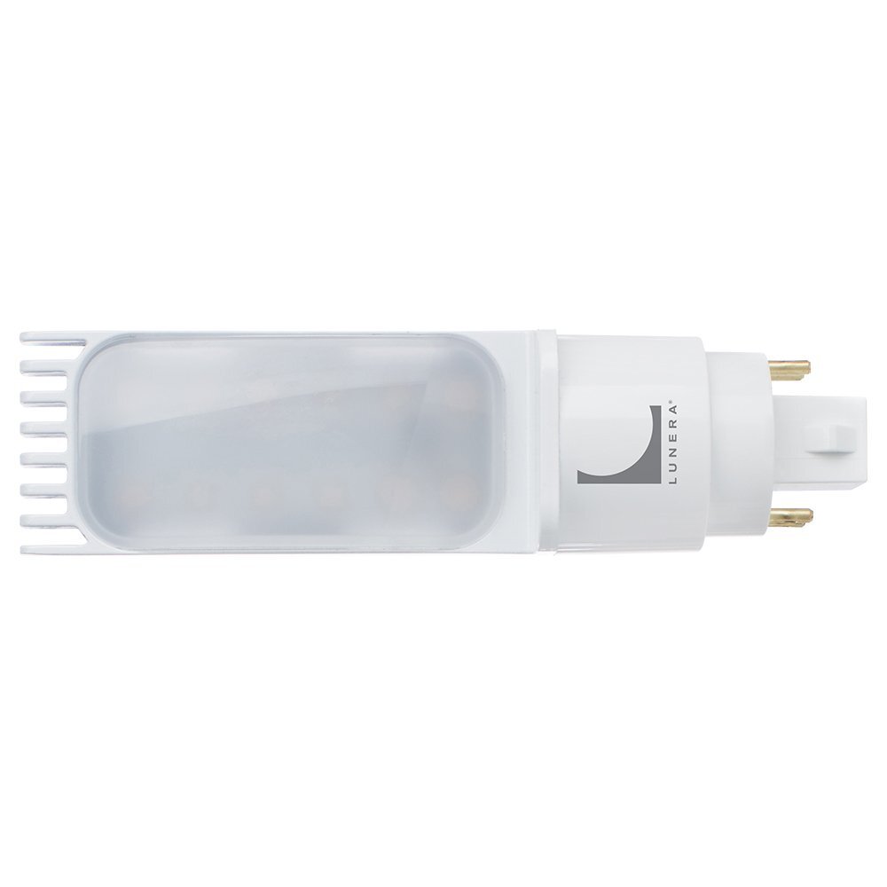 Lunera G24Q 4-Pin Horizontal CFL LED Light Bulb, 11W, 1445 Lumen, 3500K CCT, ...