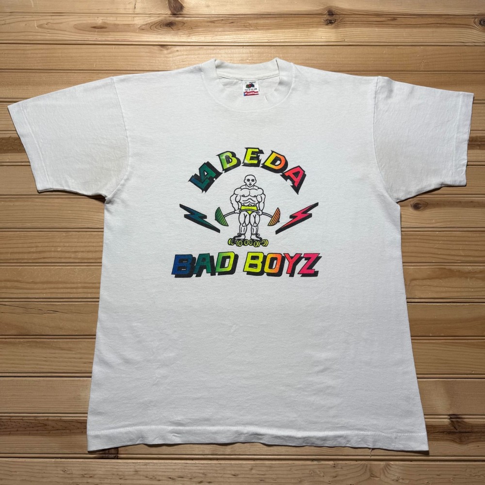 Vintage 80s 90s Labeda Bad Boyz Rollerblading Streetwear Skater Shirt USA Large