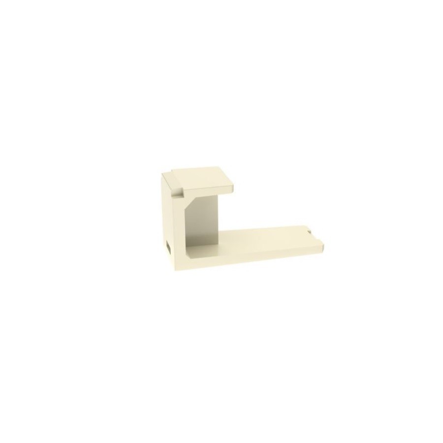 Panduit CMBEI-X Mini-Com Blank Module 1 Port ABS Electric Ivory-image