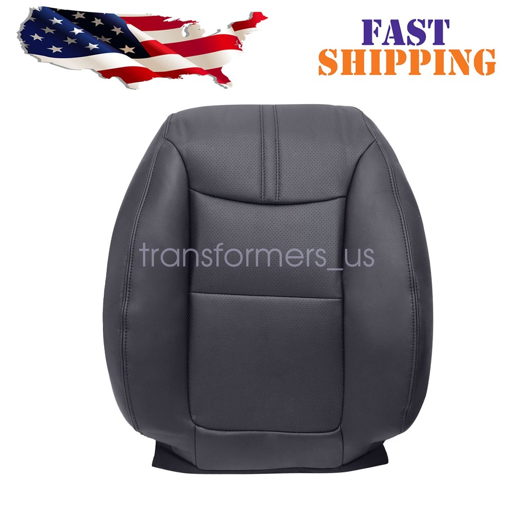 For 2011-2012 Kia Sorento Driver Top Perforated Leather Seat Cover Black