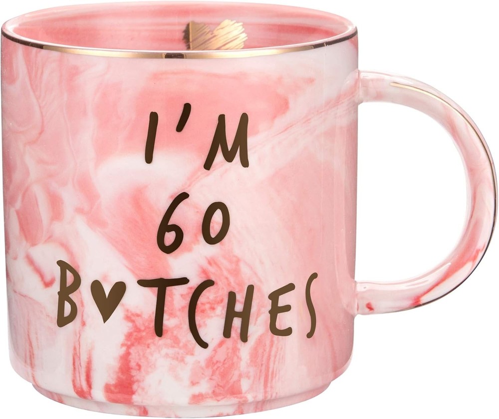 Funny 60th Birthday Gift for Women - Pink I'm 60 T-Shirt 1 Pack