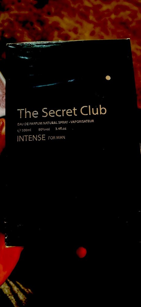 The Secret Club Intense Eau de Parfum Spray for Men, Regular Size, 3.4 fl oz