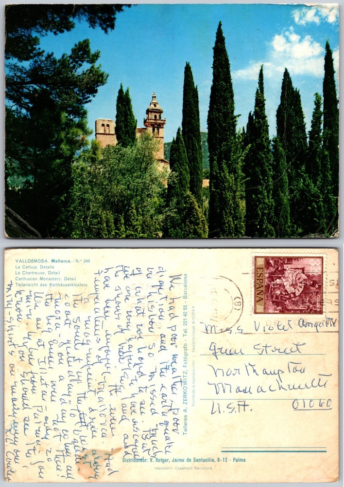 Continental Valldemossa Mallorca Postcard