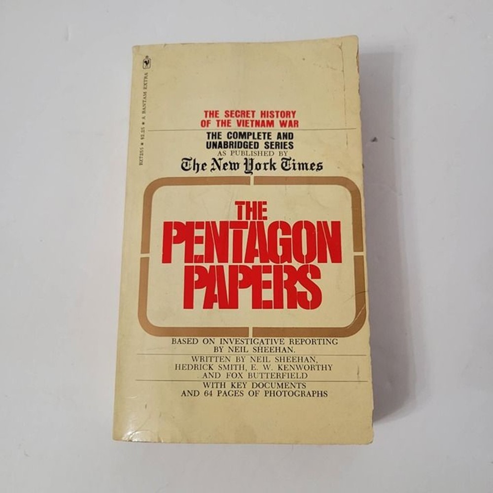 The Pentagon Papers Secret History of Vietnam War New York Times - Sheehan 1971