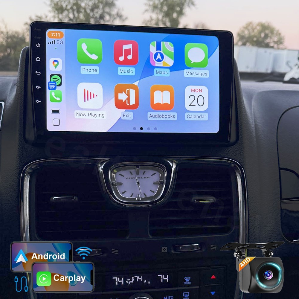 Stereo For Chrysler Town & Country 2011-2016 Apple CarPlay Car Radio Android 13
