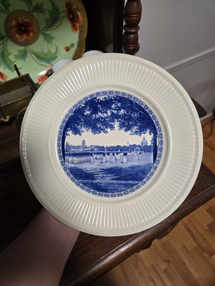Wedgwood United States Naval Academy Dress Parade Plate 10.5”