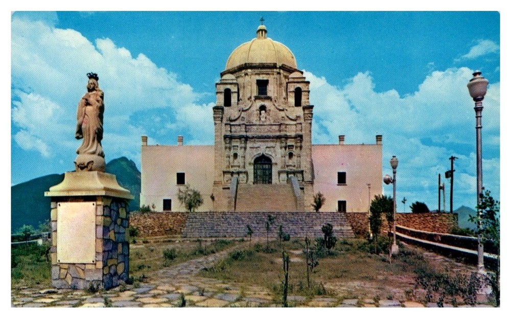 1950s Historic Bishops Palace Monterrey Nuevo Leon Mexico Vintage Postcard