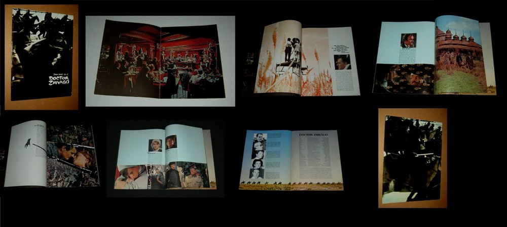Original DAVID LEAN DOCTOR ZHIVAGO Souvenir Program 36 PAGES Near Mint