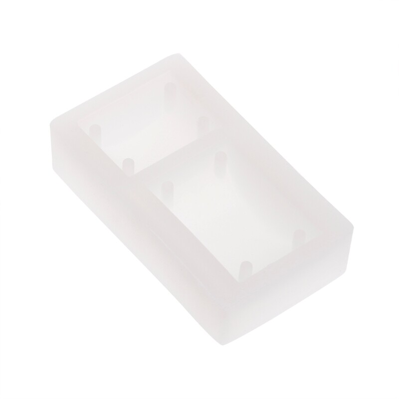 DIY Rectangle Mold Silicone Casting with Hole Resin Clear Bangle
