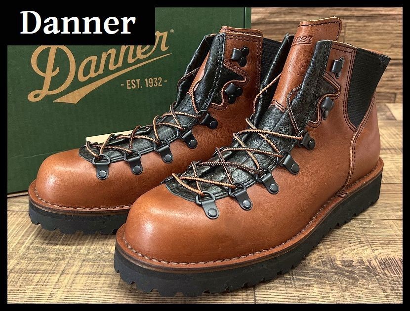 Danner Vertigo Light Side Gore Leather Trekking Boots Rbr Red Brown 26.0 used