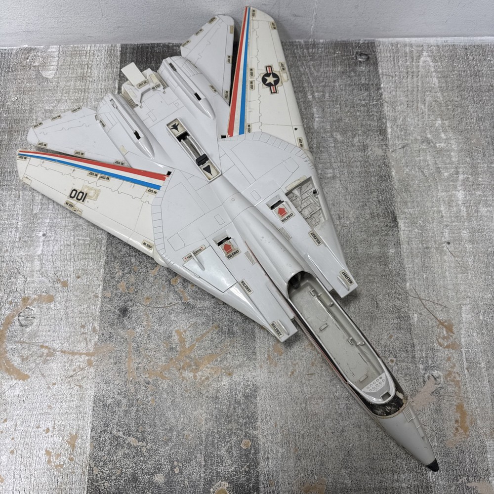 Vtg 1983 Cobra GI Joe Ace Skystriker Combat Jet Vehicle Incomplete As-Is-image