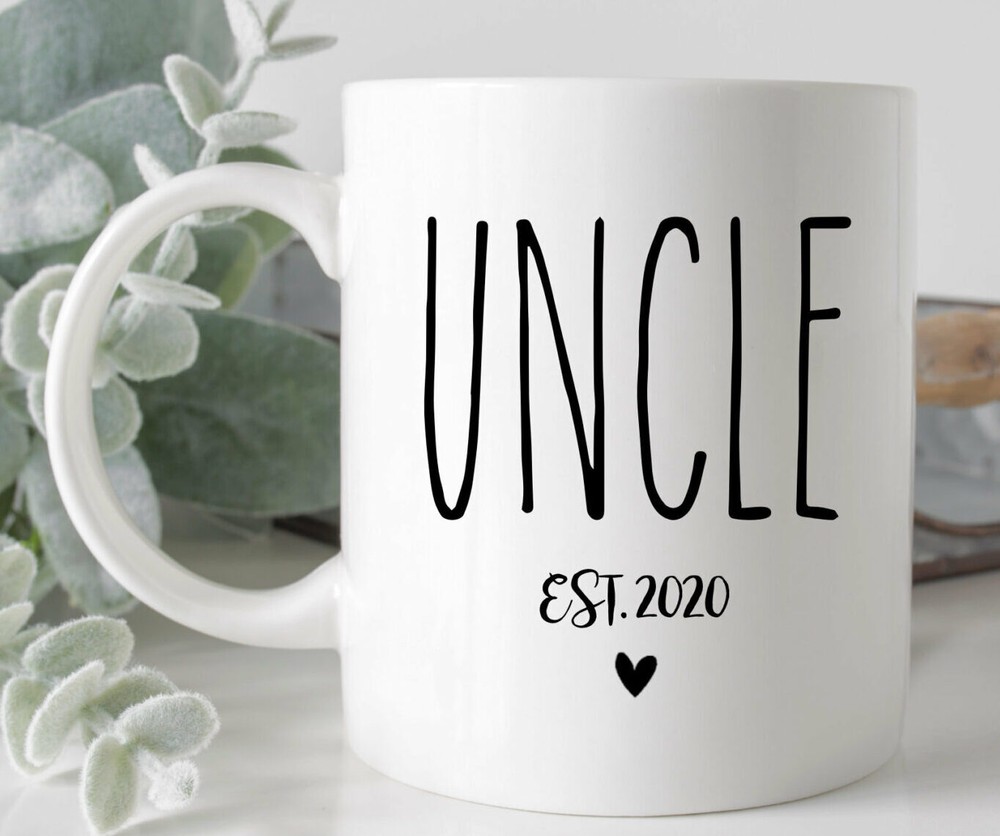 Uncle Est 2020 Mug Personalized Mug Fathers Day Fathers Day Gift Gift For Dad