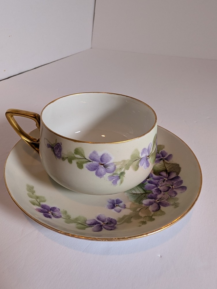 KPM Porcelain Tea Cup And Saucer