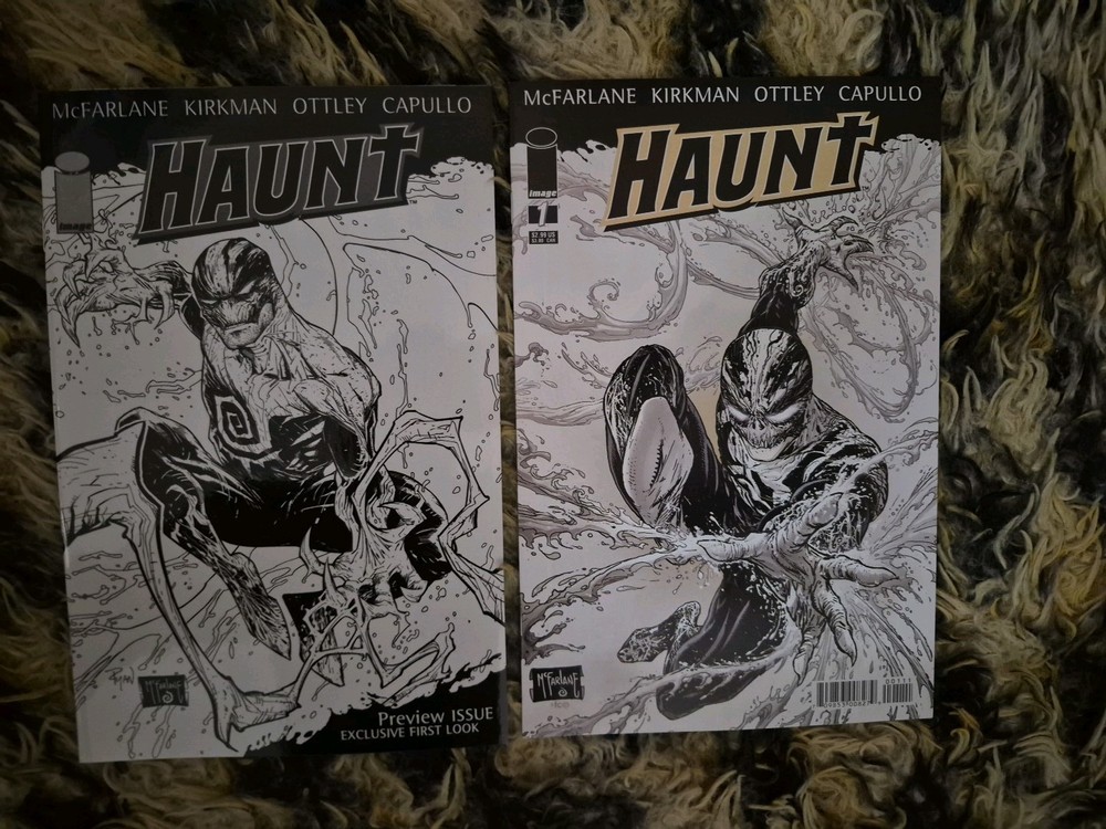 Haunt Preview & 1 McFarlane Kirkman NM/M Image. Grade Them!