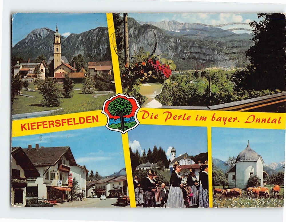 Postcard Die Perle im bayer. Inntal Kiefersfelden Germany