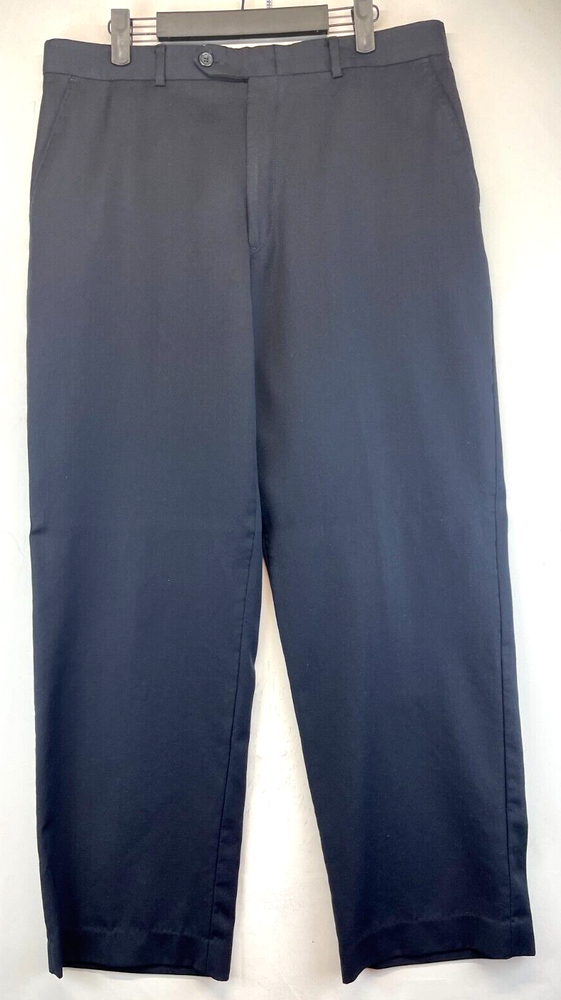 Alfani Slacks - Mens 34x29 Black Wool Dress Pants - Trousers - Travelers (1718)