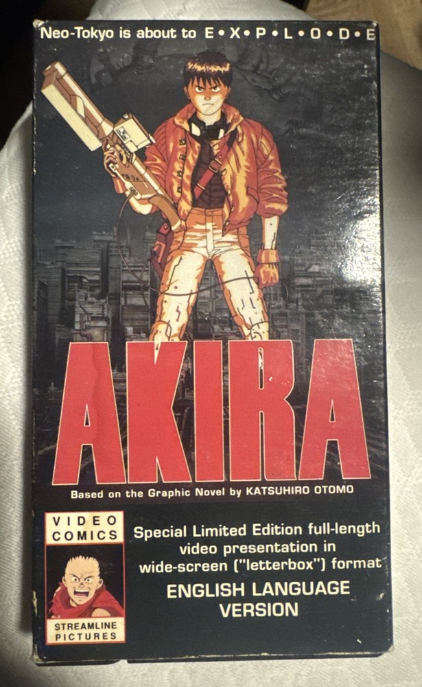 ULTRA RARE Akira VHS 1989 Widescreen Limited Edition English Dub