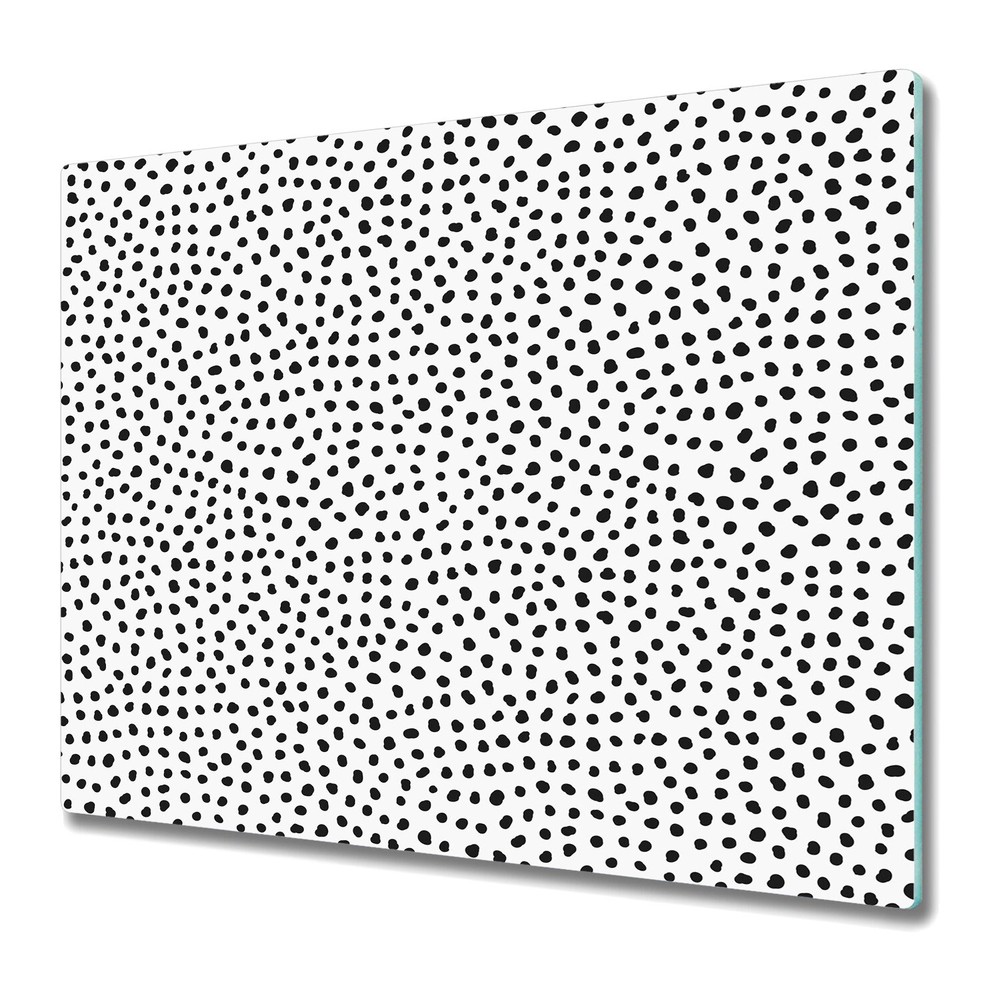 Glass Worktop Kitchen Chopping Board Dalmatian spots Dots Minimalist modern art