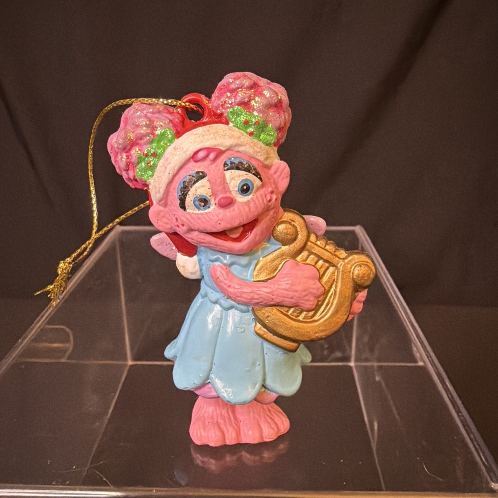 Sesame Street “ABBY CADABBY” With Harp-3.5” Ornament