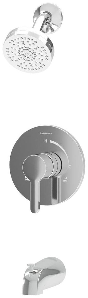 Symmons Solarity Chrome Tub and Shower Trim Package 339215TRM
