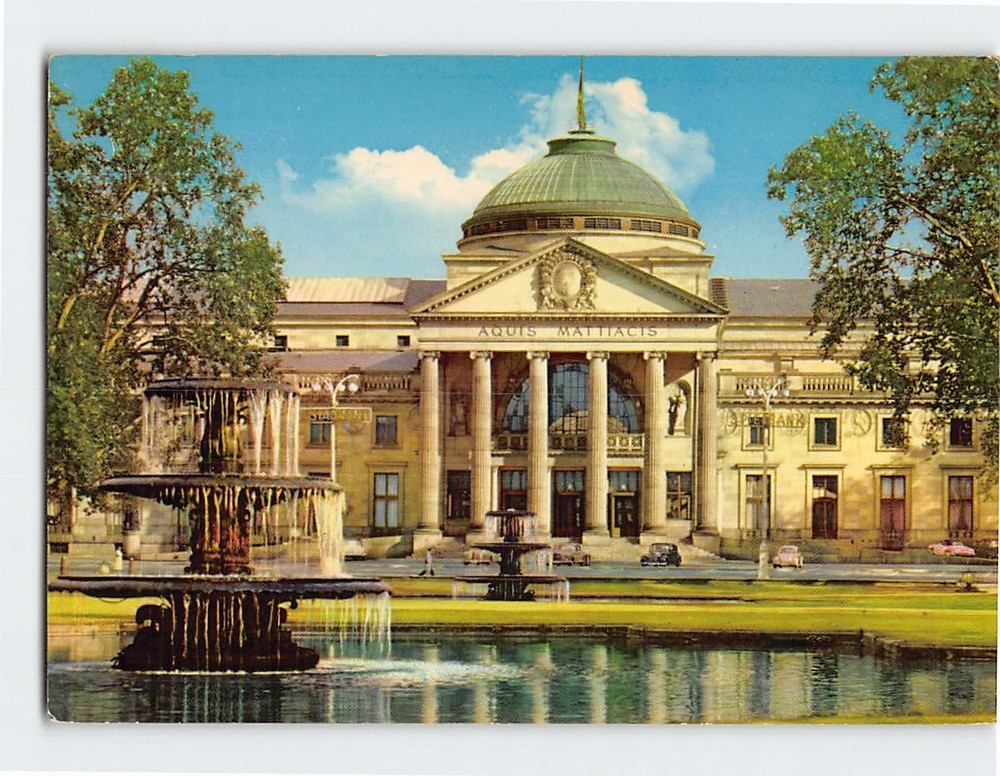 Postcard Kurhaus Wiesbaden in Germany