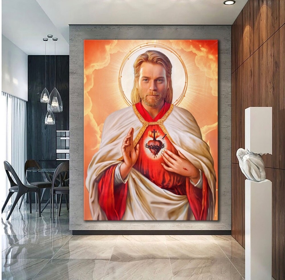 Saint Obi-Wan Kenobi canvas poster Wall Art Modern Wall Decor Design