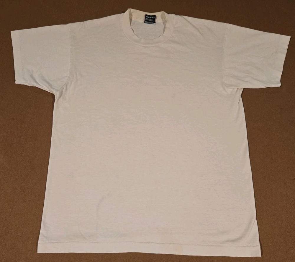 Vintage Screen Stars Best Blank T-Shirt White Single Stitch 50/50 USA Medium