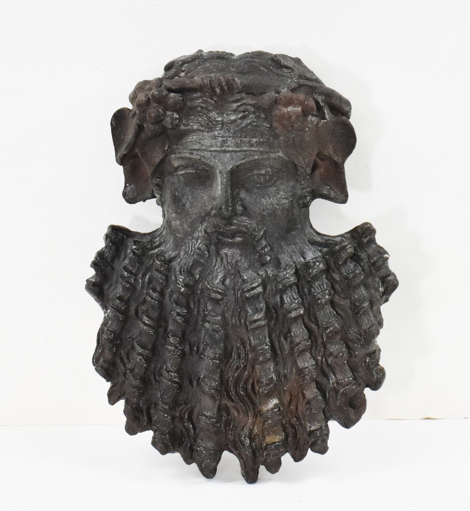 Dionysus Bacchus Theater miniature mask - God of Wine Ritual Madness ecstasy