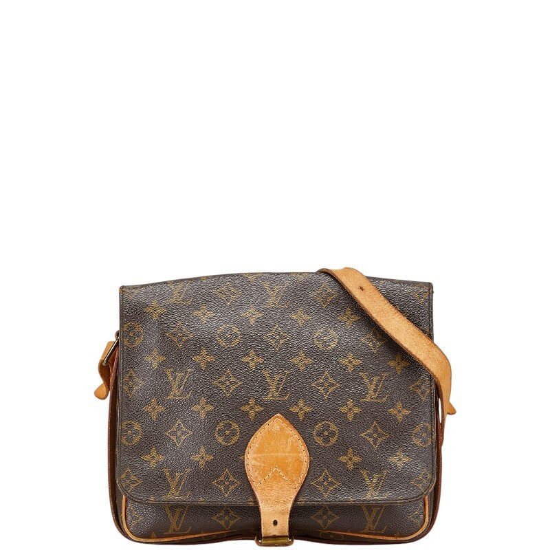 Louis Vuitton Monogram Cartsier GM Crossbody Bag in Brown PVC Leather M51252