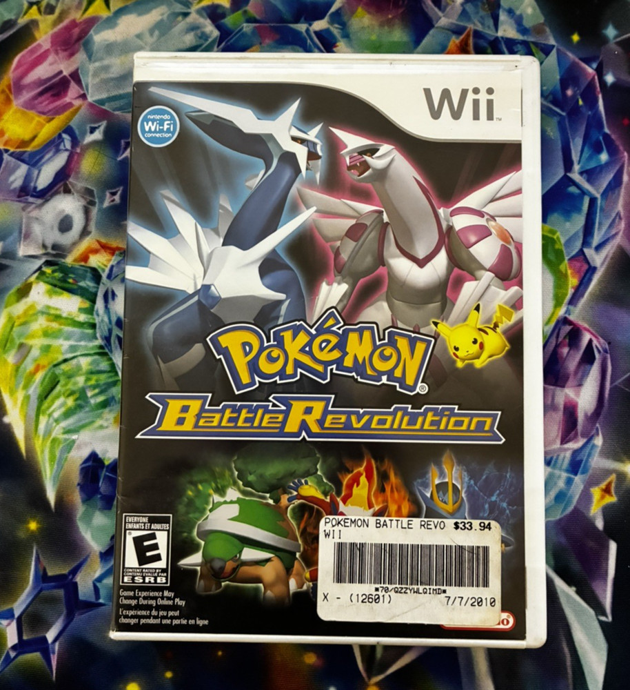 Nintendo Wii Pokemon Battle Revolution CIB Complete Authentic w/ Manual TESTED