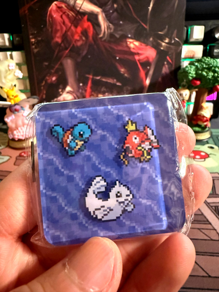 Korea Busan Exclusive Pokemon Pop-Up Pixel Layer Art Magnet