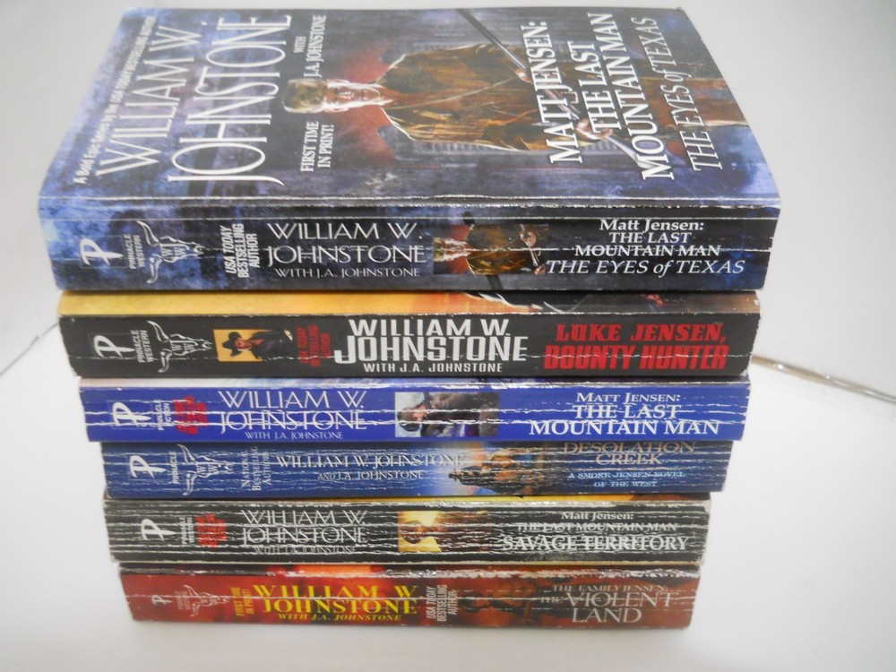 Lot of 6 paperbacks by W.W. Johnstone ~ G/VG , no duds~ Fast Shipping
