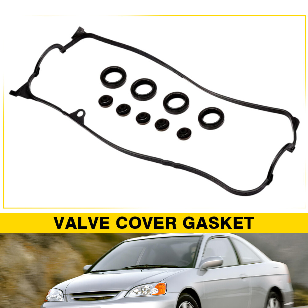 Valve Cover Gasket For 01-05 Honda Civic EX GX LX HX D17A7 D17A1 D17A6 1.7L A