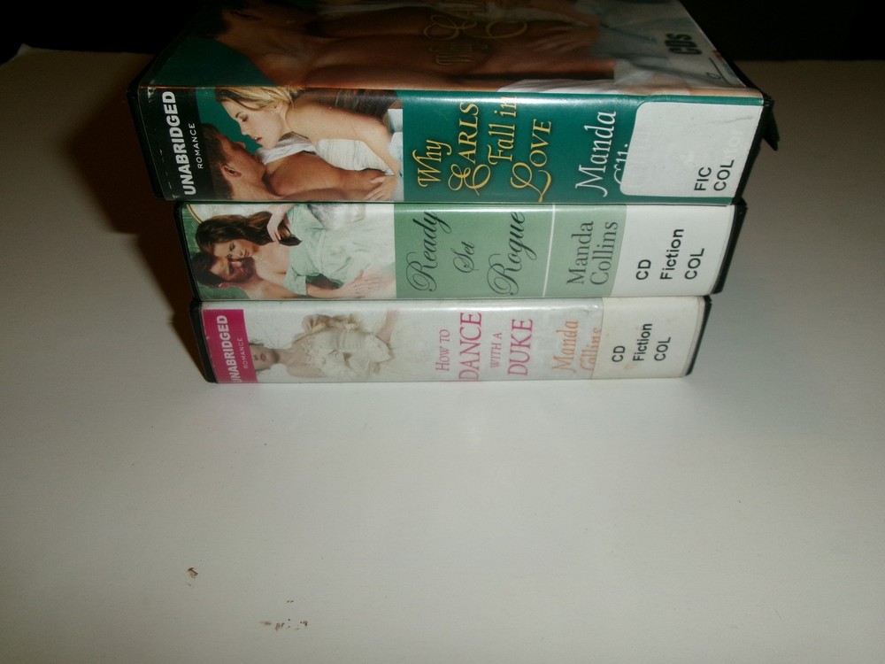 (3) Manda Collins  historical romance audio  (unabridged CD)