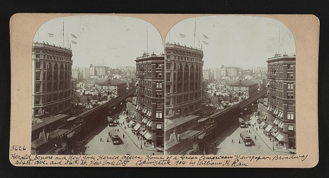 New York City Herald Square New York Herald Office 1904 Broadway Sixth Ave