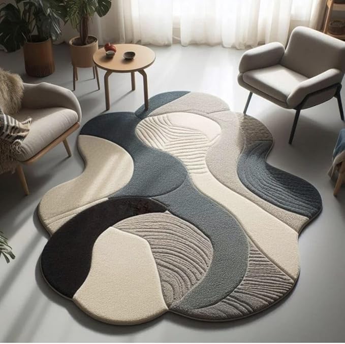 Hand Tufted Design Wool Looking Wonderfull or New Modern Colurfull Carpet Rug